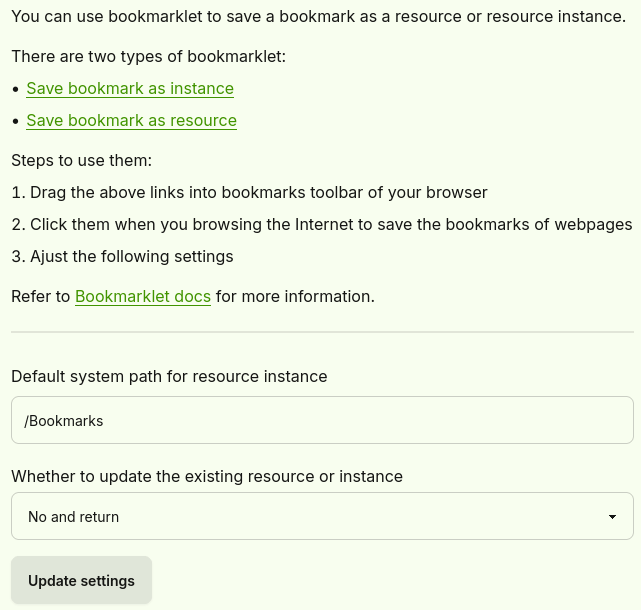Bookmarklets